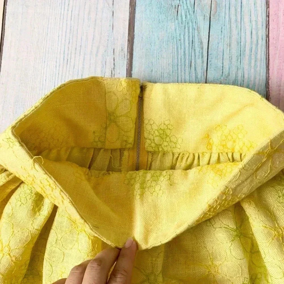 Vintage handmade embroidered floral maxi skirt size xs - Picture 6 of 8